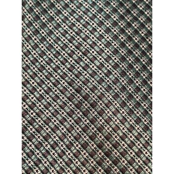 Ben Sherman Green Black Hand Made 100% Silk Men’s Neck Tie Made In China - Picture 9 of 9